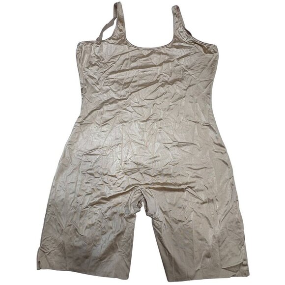 Spanx Simplicity Women's 2XL Plus Size Beige Shapewear Bodysuit Compression - Picture 1 of 10